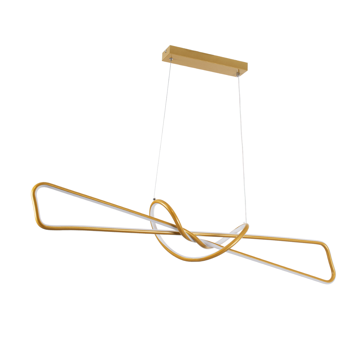 GLOBOSTAR® DOLORES 61282 Μοντέρνο Κρεμαστό Φωτιστικό Οροφής LED 105W 11760lm 300° AC 220-240V IP20 Ρυθμιζόμενο Λευκό CCT με Χειριστήριο από 2700K έως 6000K Dimmable - Lumileds SMD Chip - Χρυσό Βούρτσας - Μ110 x Π17 x Υ17.5cm - 3 Χρόνια Εγγύηση 4 GLOBOSTAR® DOLORES 61282 Μοντέρνο Κρεμαστό Φωτιστικό Οροφής LED 105W 11760lm 300° AC 220-240V IP20 Ρυθμιζόμενο Λευκό CCT με Χειριστήριο από 2700K έως 6000K Dimmable - Lumileds SMD Chip - Χρυσό Βούρτσας - Μ110 x Π17 x Υ17.5cm - 3 Χρόνια Εγγύηση - Image 2