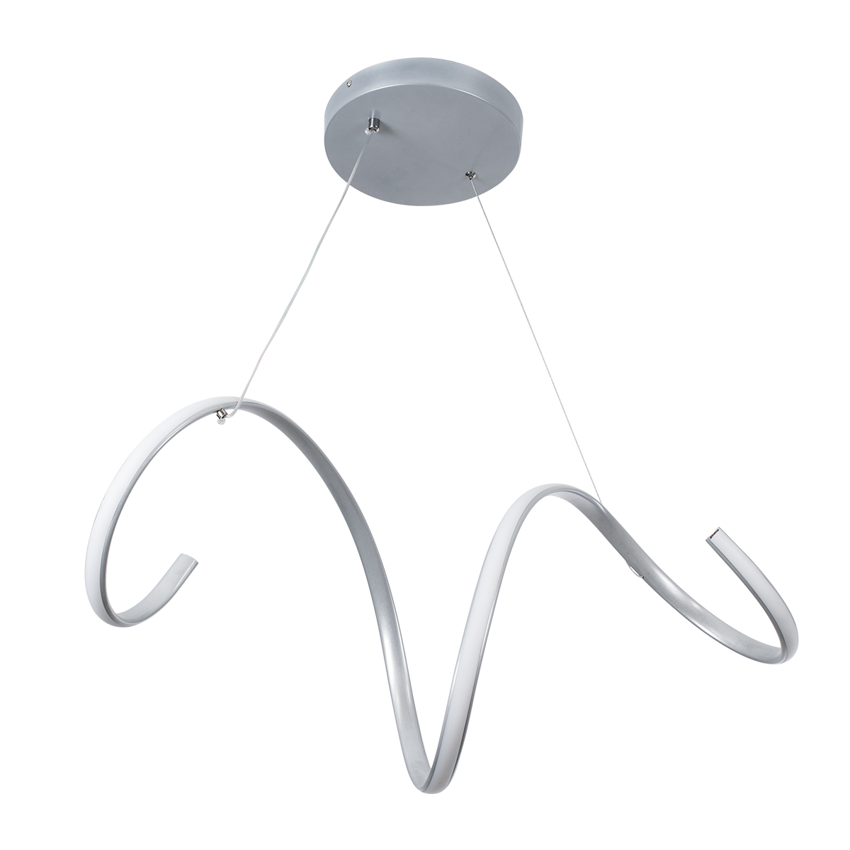 GLOBOSTAR® SPIRALE 61285 Μοντέρνο Κρεμαστό Φωτιστικό Οροφής LED 75W 8400lm 300° AC 220-240V IP20 Ρυθμιζόμενο Λευκό CCT με Χειριστήριο από 2700K έως 6000K Dimmable - Lumileds SMD Chip - Νίκελ Βούρτσας - Μ72 x Π25 x Υ30cm - 3 Χρόνια Εγγύηση 6 GLOBOSTAR® SPIRALE 61285 Μοντέρνο Κρεμαστό Φωτιστικό Οροφής LED 75W 8400lm 300° AC 220-240V IP20 Ρυθμιζόμενο Λευκό CCT με Χειριστήριο από 2700K έως 6000K Dimmable - Lumileds SMD Chip - Νίκελ Βούρτσας - Μ72 x Π25 x Υ30cm - 3 Χρόνια Εγγύηση - Image 4