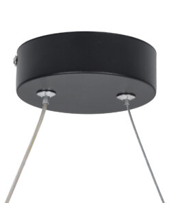 GLOBOSTAR® ROME 61294 Μοντέρνο Κρεμαστό Φωτιστικό Οροφής LED 24W 2640lm 200° AC 220-240V IP20 Ρυθμιζόμενο Λευκό CCT με On/Off 2700K/4500K/6000K - Lumileds SMD Chip - Μαύρο Ματ - Μ65.5 x Π4 x Υ33cm - 3 Χρόνια Εγγύηση 24 61294 9