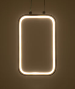 GLOBOSTAR® NEROBA 61301 Μοντέρνο Κρεμαστό Φωτιστικό Οροφής LED 12W 1320lm 360° AC 220-240V IP20 Ρυθμιζόμενο Λευκό CCT με On/Off 2700K/4500K/6000K - Lumileds SMD Chip - Χρυσό Βούρτσας - Μ16 x Π1.6 x Υ25.5cm - 3 Χρόνια Εγγύηση 22 61301 8