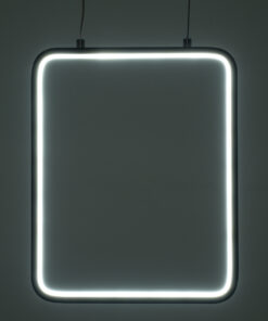 GLOBOSTAR® NEROBA 61303 Μοντέρνο Κρεμαστό Φωτιστικό Οροφής LED 18W 1980lm 360° AC 220-240V IP20 Ρυθμιζόμενο Λευκό CCT με On/Off 2700K/4500K/6000K - Lumileds SMD Chip - Λευκό - Μ29 x Π2 x Υ36cm - 3 Χρόνια Εγγύηση 22 61303 9