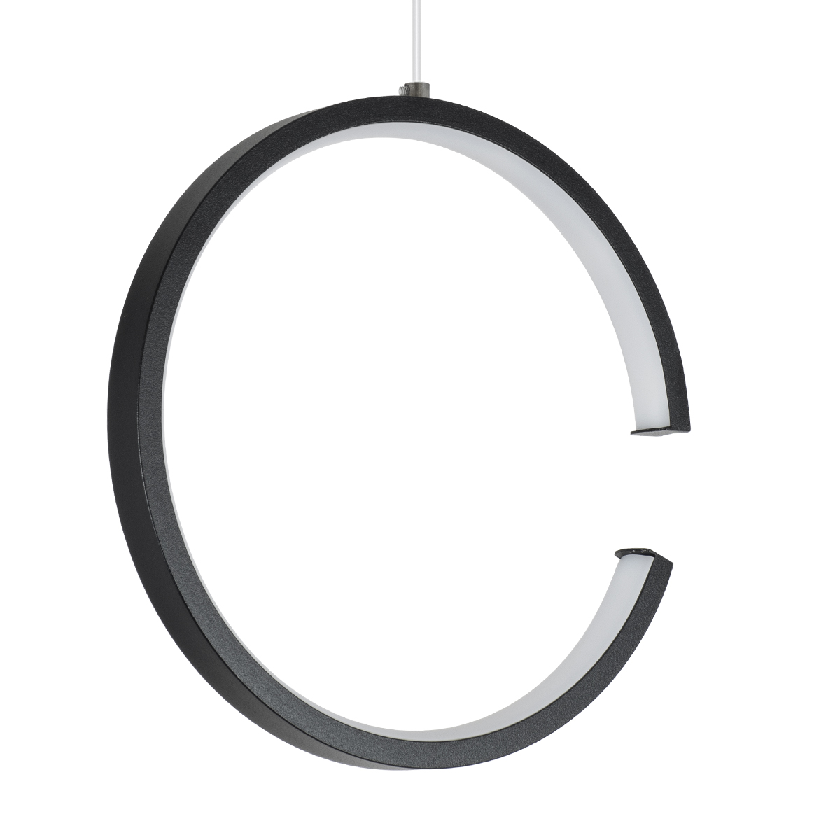 GLOBOSTAR® CEROBA 61306 Μοντέρνο Κρεμαστό Φωτιστικό Οροφής LED 12W 1320lm 360° AC 220-240V IP20 Ρυθμιζόμενο Λευκό CCT με On/Off 2700K/4500K/6000K - Lumileds SMD Chip - Μαύρο - Μ22 x Π2 x Υ22cm - 3 Χρόνια Εγγύηση 4 GLOBOSTAR® CEROBA 61306 Μοντέρνο Κρεμαστό Φωτιστικό Οροφής LED 12W 1320lm 360° AC 220-240V IP20 Ρυθμιζόμενο Λευκό CCT με On/Off 2700K/4500K/6000K - Lumileds SMD Chip - Μαύρο - Μ22 x Π2 x Υ22cm - 3 Χρόνια Εγγύηση - Image 2