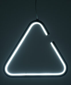 GLOBOSTAR® CEROBA 61307 Μοντέρνο Κρεμαστό Φωτιστικό Οροφής LED 12W 1320lm 360° AC 220-240V IP20 Ρυθμιζόμενο Λευκό CCT με On/Off 2700K/4500K/6000K - Lumileds SMD Chip - Μαύρο - Μ22 x Π2 x Υ22cm - 3 Χρόνια Εγγύηση 23 61307 10