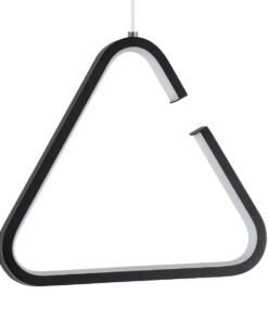 Alternative view of GLOBOSTAR® CEROBA 61307 Μοντέρνο Κρεμαστό Φωτιστικό Οροφής LED 12W 1320lm 360° AC 220-240V IP20 Ρυθμιζόμενο Λευκό CCT με On/Off 2700K/4500K/6000K - Lumileds SMD Chip - Μαύρο - Μ22 x Π2 x Υ22cm - 3 Χρόνια Εγγύηση