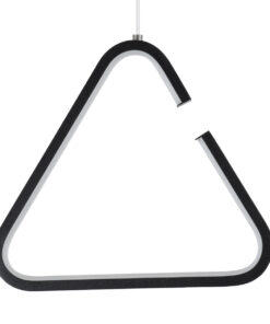 GLOBOSTAR® CEROBA 61307 Μοντέρνο Κρεμαστό Φωτιστικό Οροφής LED 12W 1320lm 360° AC 220-240V IP20 Ρυθμιζόμενο Λευκό CCT με On/Off 2700K/4500K/6000K - Lumileds SMD Chip - Μαύρο - Μ22 x Π2 x Υ22cm - 3 Χρόνια Εγγύηση 18 61307 5