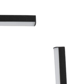 GLOBOSTAR® CEROBA 61308 Μοντέρνο Κρεμαστό Φωτιστικό Οροφής LED 12W 1320lm 360° AC 220-240V IP20 Ρυθμιζόμενο Λευκό CCT με On/Off 2700K/4500K/6000K - Lumileds SMD Chip - Μαύρο - Μ22 x Π2 x Υ22cm - 3 Χρόνια Εγγύηση 20 61308 7