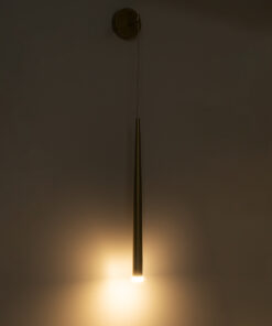 GloboStar® TEARS 61315 Φωτιστικό Τοίχου - Απλίκα Design LED CCT 3W 330lm 180° AC 220-240V - Εναλλαγή Φωτισμού μέσω Διακόπτη On/Off All In One Ψυχρό 6000k+Φυσικό 4500k+Θερμό 2700k Φ3.2 x Υ51.5cm - Μαύρο - 3 Years Warranty 24 61315 11