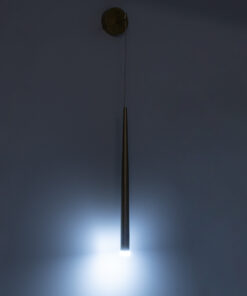 GloboStar® TEARS 61315 Φωτιστικό Τοίχου - Απλίκα Design LED CCT 3W 330lm 180° AC 220-240V - Εναλλαγή Φωτισμού μέσω Διακόπτη On/Off All In One Ψυχρό 6000k+Φυσικό 4500k+Θερμό 2700k Φ3.2 x Υ51.5cm - Μαύρο - 3 Years Warranty 26 61315 13