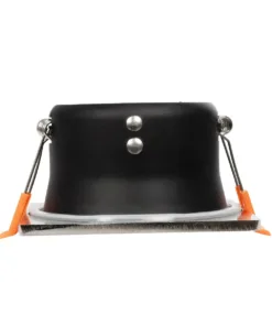 GLOBOSTAR® EPSILON 61318 Χωνευτή Τετράγωνη Βάση Σποτ Οροφής/Μπάνιου για Λάμπα MR16/GU10 Αδιάβροχο IP65 - Νίκελ Βούρτσας Αλουμίνιο & Λευκό Γυαλί - Φ8.5 x Υ4.4cm / Q7.5 x 7.5cm 13 61318 7