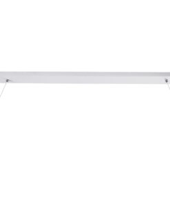 GLOBOSTAR® CIRCOLARE 61320 Μοντέρνο Κρεμαστό Φωτιστικό Οροφής LED 75W 8400lm 360° AC 220-240V IP20 Ρυθμιζόμενο Λευκό CCT με Χειριστήριο από 2700K έως 6000K Dimmable - Lumileds SMD Chip - Λευκό - Μ120 x Π25 x Υ25cm - 3 Χρόνια Εγγύηση 23 61320 9