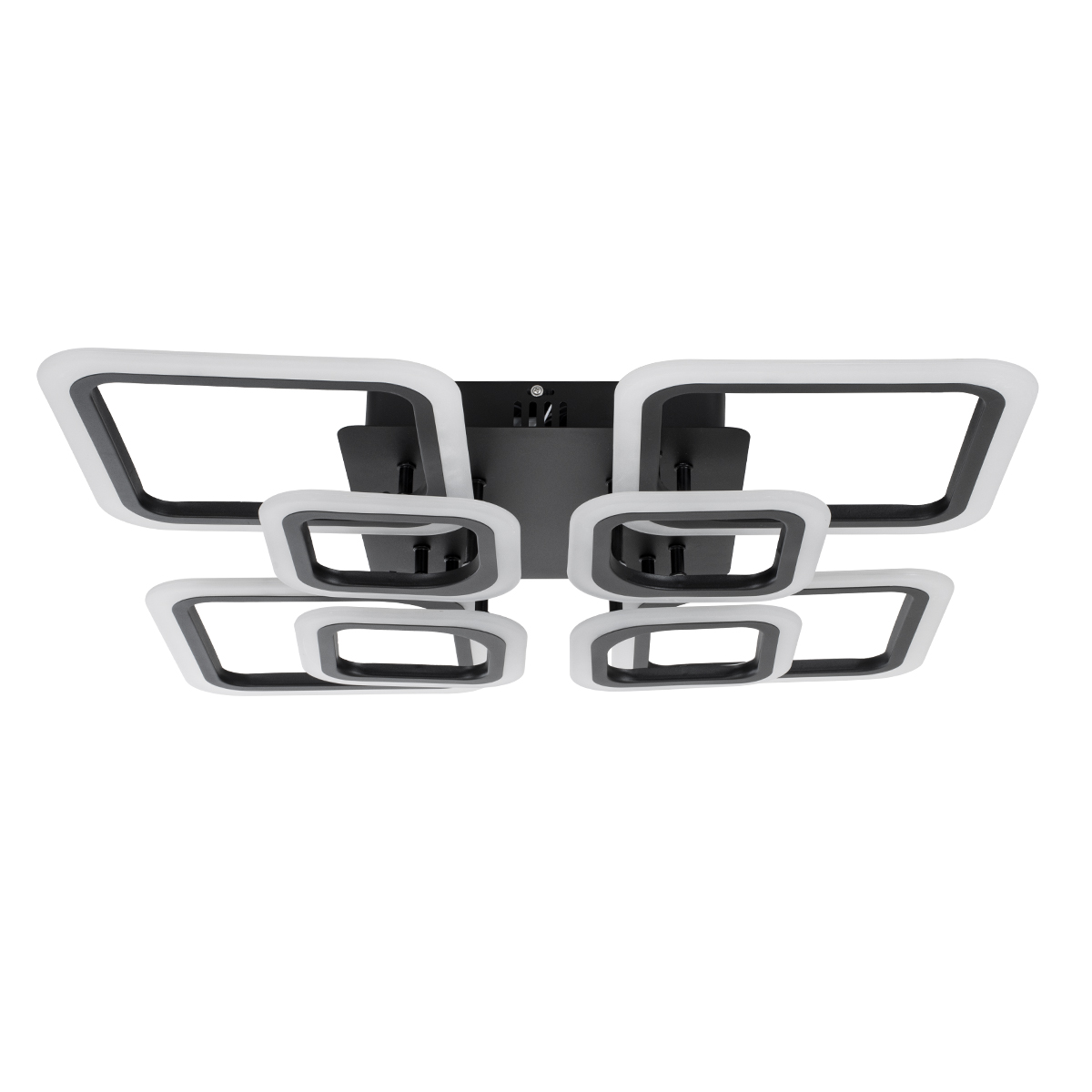 GloboStar® ROYAL-S 61325 Φωτιστικό Οροφής Design LED CCT 135W 16200lm 360° AC 220-240V - Εναλλαγή Φωτισμού μέσω Τηλεχειριστηρίου All In One Ψυχρό 6000k+Φυσικό 4500k+Θερμό 2700k Dimmable Μ58.5 x Π58.5 x Υ12cm - Μαύρο - 3 Years Warranty 4 GloboStar® ROYAL-S 61325 Φωτιστικό Οροφής Design LED CCT 135W 16200lm 360° AC 220-240V - Εναλλαγή Φωτισμού μέσω Τηλεχειριστηρίου All In One Ψυχρό 6000k+Φυσικό 4500k+Θερμό 2700k Dimmable Μ58.5 x Π58.5 x Υ12cm - Μαύρο - 3 Years Warranty - Image 2