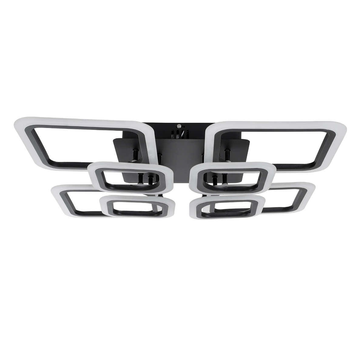 GloboStar® ROYAL-S 61325 Φωτιστικό Οροφής Design LED CCT 135W 16200lm 360° AC 220-240V - Εναλλαγή Φωτισμού μέσω Τηλεχειριστηρίου All In One Ψυχρό 6000k+Φυσικό 4500k+Θερμό 2700k Dimmable Μ58.5 x Π58.5 x Υ12cm - Μαύρο - 3 Years Warranty 5 GloboStar® ROYAL-S 61325 Φωτιστικό Οροφής Design LED CCT 135W 16200lm 360° AC 220-240V - Εναλλαγή Φωτισμού μέσω Τηλεχειριστηρίου All In One Ψυχρό 6000k+Φυσικό 4500k+Θερμό 2700k Dimmable Μ58.5 x Π58.5 x Υ12cm - Μαύρο - 3 Years Warranty - Image 3