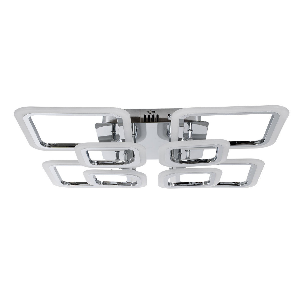 GloboStar® ROYAL-S 61326 Φωτιστικό Οροφής Design LED CCT 135W 16200lm 360° AC 220-240V - Εναλλαγή Φωτισμού μέσω Τηλεχειριστηρίου All In One Ψυχρό 6000k+Φυσικό 4500k+Θερμό 2700k Dimmable Μ58.5 x Π58.5 x Υ12cm - Ασημί Νίκελ - 3 Years Warranty 5 GloboStar® ROYAL-S 61326 Φωτιστικό Οροφής Design LED CCT 135W 16200lm 360° AC 220-240V - Εναλλαγή Φωτισμού μέσω Τηλεχειριστηρίου All In One Ψυχρό 6000k+Φυσικό 4500k+Θερμό 2700k Dimmable Μ58.5 x Π58.5 x Υ12cm - Ασημί Νίκελ - 3 Years Warranty - Image 3