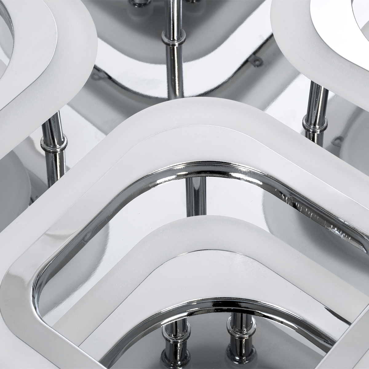 GloboStar® ROYAL-S 61326 Φωτιστικό Οροφής Design LED CCT 135W 16200lm 360° AC 220-240V - Εναλλαγή Φωτισμού μέσω Τηλεχειριστηρίου All In One Ψυχρό 6000k+Φυσικό 4500k+Θερμό 2700k Dimmable Μ58.5 x Π58.5 x Υ12cm - Ασημί Νίκελ - 3 Years Warranty 7 GloboStar® ROYAL-S 61326 Φωτιστικό Οροφής Design LED CCT 135W 16200lm 360° AC 220-240V - Εναλλαγή Φωτισμού μέσω Τηλεχειριστηρίου All In One Ψυχρό 6000k+Φυσικό 4500k+Θερμό 2700k Dimmable Μ58.5 x Π58.5 x Υ12cm - Ασημί Νίκελ - 3 Years Warranty - Image 5