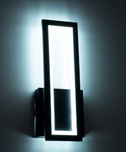 GLOBOSTAR® TIARA 61327 Μοντέρνο Φωτιστικό Τοίχου - Απλίκα LED 12W 1440lm 300° AC 220-240V IP20 Ρυθμιζόμενο Λευκό CCT με On/Off 2700K/4500K/6000K - Lumileds SMD Chip - Μαύρο Ματ - Μ12.5 x Π4 x Υ32cm - 3 Χρόνια Εγγύηση 19 61327 8