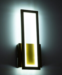 GloboStar® TIARA 61328 Φωτιστικό Τοίχου - Απλίκα Design LED CCT 12W 1440lm 360° AC 220-240V - Εναλλαγή Φωτισμού μέσω Διακόπτη On/Off All In One Ψυχρό 6000k+Φυσικό 4500k+Θερμό 2700k Μ12.5 x Π4 x Υ32cm - Χρυσό - 3 Years Warranty 19 61328 8