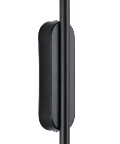 GloboStar® HARLEM 61331 Φωτιστικό Τοίχου - Απλίκα Design LED CCT 9W 1080lm 120° AC 220-240V - Εναλλαγή Φωτισμού μέσω Διακόπτη On/Off All In One Ψυχρό 6000k+Φυσικό 4500k+Θερμό 2700k Μ5 x Π4 x Υ60cm - Μαύρο - 3 Years Warranty 18 61331 6