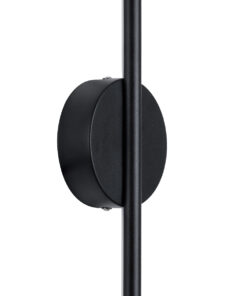 GLOBOSTAR® DIADEM 61333 Μοντέρνο Φωτιστικό Τοίχου - Απλίκα LED 18W 2160lm 120° AC 220-240V IP20 Ρυθμιζόμενο Λευκό CCT με On/Off 2700K/4500K/6000K - Lumileds SMD Chip - Μαύρο Ματ - Μ10 x Π4 x Υ120cm - 3 Χρόνια Εγγύηση 18 61333 5