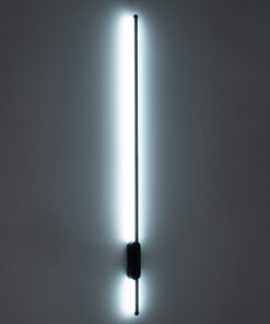 GloboStar® HARLEM 61335 Φωτιστικό Τοίχου - Απλίκα Design LED CCT 18W 2160lm 120° AC 220-240V - Εναλλαγή Φωτισμού μέσω Διακόπτη On/Off All In One Ψυχρό 6000k+Φυσικό 4500k+Θερμό 2700k Μ5 x Π4 x Υ120cm - Μαύρο - 3 Years Warranty 22 61335 10