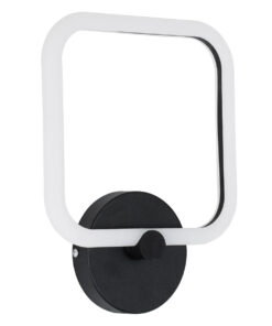 Alternative view of GloboStar® ELIZA 61343 Φωτιστικό Τοίχου - Απλίκα Design LED CCT 8W 960lm 360° AC 220-240V - Εναλλαγή Φωτισμού μέσω Διακόπτη On/Off All In One Ψυχρό 6000k+Φυσικό 4500k+Θερμό 2700k Μ22 x Π5 x Υ28.5cm - Μαύρο - 3 Years Warranty