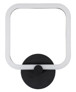 GloboStar® ELIZA 61343 Φωτιστικό Τοίχου - Απλίκα Design LED CCT 8W 960lm 360° AC 220-240V - Εναλλαγή Φωτισμού μέσω Διακόπτη On/Off All In One Ψυχρό 6000k+Φυσικό 4500k+Θερμό 2700k Μ22 x Π5 x Υ28.5cm - Μαύρο - 3 Years Warranty 13 61343 3