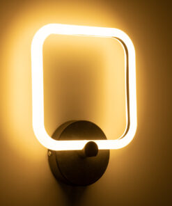 GloboStar® ELIZA 61343 Φωτιστικό Τοίχου - Απλίκα Design LED CCT 8W 960lm 360° AC 220-240V - Εναλλαγή Φωτισμού μέσω Διακόπτη On/Off All In One Ψυχρό 6000k+Φυσικό 4500k+Θερμό 2700k Μ22 x Π5 x Υ28.5cm - Μαύρο - 3 Years Warranty 16 61343 6