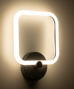 GloboStar® ELIZA 61343 Φωτιστικό Τοίχου - Απλίκα Design LED CCT 8W 960lm 360° AC 220-240V - Εναλλαγή Φωτισμού μέσω Διακόπτη On/Off All In One Ψυχρό 6000k+Φυσικό 4500k+Θερμό 2700k Μ22 x Π5 x Υ28.5cm - Μαύρο - 3 Years Warranty 17 61343 7