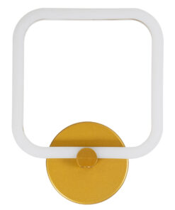 GloboStar® ELIZA 61344 Φωτιστικό Τοίχου - Απλίκα Design LED CCT 8W 960lm 360° AC 220-240V - Εναλλαγή Φωτισμού μέσω Διακόπτη On/Off All In One Ψυχρό 6000k+Φυσικό 4500k+Θερμό 2700k Μ22 x Π5 x Υ28.5cm - Χρυσό - 3 Years Warranty 14 61344 3