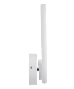 GLOBOSTAR® DALLAS 61346 Μοντέρνο Φωτιστικό Τοίχου - Απλίκα LED 12W 1440lm 300° AC 220-240V IP20 Ρυθμιζόμενο Λευκό CCT με On/Off 2700K/4500K/6000K - Lumileds SMD Chip - Λευκό Ματ - Μ12 x Π6.5 x Υ32cm - 3 Χρόνια Εγγύηση 16 61346 4