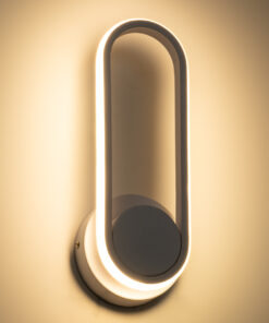 GLOBOSTAR® DALLAS 61346 Μοντέρνο Φωτιστικό Τοίχου - Απλίκα LED 12W 1440lm 300° AC 220-240V IP20 Ρυθμιζόμενο Λευκό CCT με On/Off 2700K/4500K/6000K - Lumileds SMD Chip - Λευκό Ματ - Μ12 x Π6.5 x Υ32cm - 3 Χρόνια Εγγύηση 20 61346 8