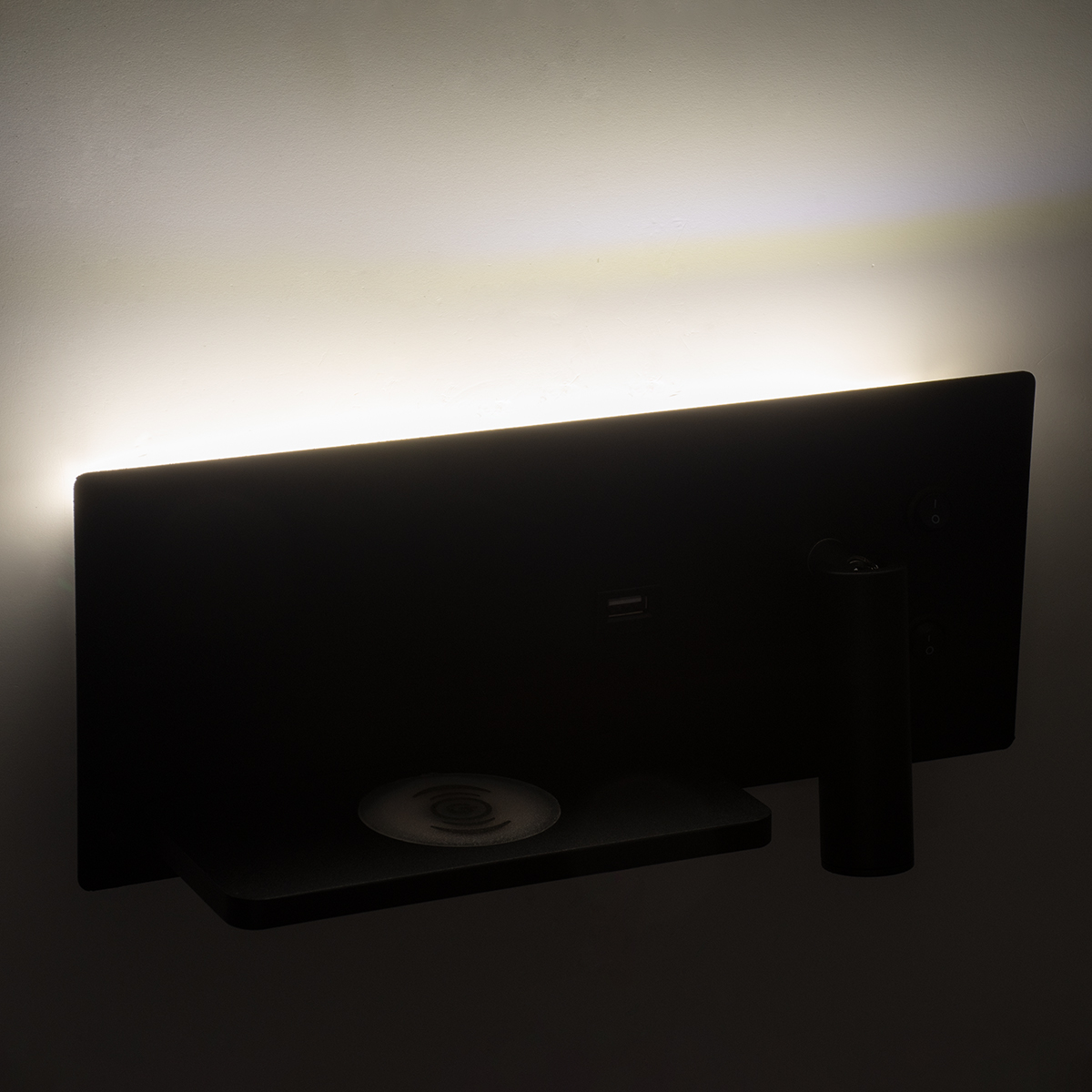 GloboStar® PALADIN 61351 Μοντέρνο Φωτιστικό Τοίχου - Απλίκα Ξενοδοχείου Bed Side LED 6W 720lm 36° AC 220-240V - Reading Light & Κρυφός Φωτισμός - Φορτιστές USB 3A & Wireless 20W - Μ30 x Π11 x Υ12cm - Φυσικό Λευκό 4500K - Μαύρο - Αριστερό 14 GloboStar® PALADIN 61351 Μοντέρνο Φωτιστικό Τοίχου - Απλίκα Ξενοδοχείου Bed Side LED 6W 720lm 36° AC 220-240V - Reading Light & Κρυφός Φωτισμός - Φορτιστές USB 3A & Wireless 20W - Μ30 x Π11 x Υ12cm - Φυσικό Λευκό 4500K - Μαύρο - Αριστερό - Image 12