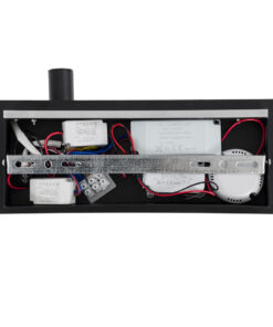 GloboStar® PALADIN 61351 Μοντέρνο Φωτιστικό Τοίχου - Απλίκα Ξενοδοχείου Bed Side LED 6W 720lm 36° AC 220-240V - Reading Light & Κρυφός Φωτισμός - Φορτιστές USB 3A & Wireless 20W - Μ30 x Π11 x Υ12cm - Φυσικό Λευκό 4500K - Μαύρο - Αριστερό 20 61351 5