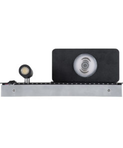 GloboStar® PALADIN 61351 Μοντέρνο Φωτιστικό Τοίχου - Απλίκα Ξενοδοχείου Bed Side LED 6W 720lm 36° AC 220-240V - Reading Light & Κρυφός Φωτισμός - Φορτιστές USB 3A & Wireless 20W - Μ30 x Π11 x Υ12cm - Φυσικό Λευκό 4500K - Μαύρο - Αριστερό 21 61351 6