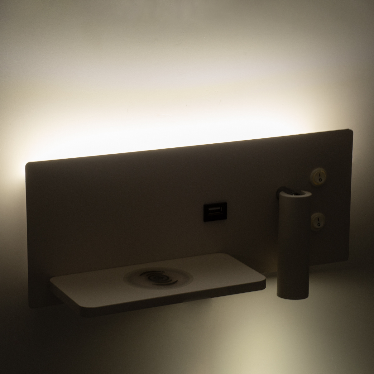 GloboStar® PALADIN 61353 Μοντέρνο Φωτιστικό Τοίχου - Απλίκα Ξενοδοχείου Bed Side LED 6W 720lm 36° AC 220-240V - Reading Light & Κρυφός Φωτισμός - Φορτιστές USB 3A & Wireless 20W - Μ30 x Π11 x Υ12cm - Φυσικό Λευκό 4500K - Λευκό - Αριστερό 13 GloboStar® PALADIN 61353 Μοντέρνο Φωτιστικό Τοίχου - Απλίκα Ξενοδοχείου Bed Side LED 6W 720lm 36° AC 220-240V - Reading Light & Κρυφός Φωτισμός - Φορτιστές USB 3A & Wireless 20W - Μ30 x Π11 x Υ12cm - Φυσικό Λευκό 4500K - Λευκό - Αριστερό - Image 11