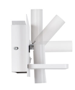 GloboStar® PALADIN 61353 Μοντέρνο Φωτιστικό Τοίχου - Απλίκα Ξενοδοχείου Bed Side LED 6W 720lm 36° AC 220-240V - Reading Light & Κρυφός Φωτισμός - Φορτιστές USB 3A & Wireless 20W - Μ30 x Π11 x Υ12cm - Φυσικό Λευκό 4500K - Λευκό - Αριστερό 19 61353 4