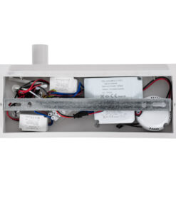 GloboStar® PALADIN 61353 Μοντέρνο Φωτιστικό Τοίχου - Απλίκα Ξενοδοχείου Bed Side LED 6W 720lm 36° AC 220-240V - Reading Light & Κρυφός Φωτισμός - Φορτιστές USB 3A & Wireless 20W - Μ30 x Π11 x Υ12cm - Φυσικό Λευκό 4500K - Λευκό - Αριστερό 20 61353 5