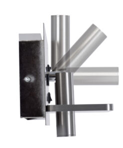 GloboStar® PALADIN 61355 Μοντέρνο Φωτιστικό Τοίχου - Απλίκα Ξενοδοχείου Bed Side LED 6W 720lm 36° AC 220-240V - Reading Light & Κρυφός Φωτισμός - Φορτιστές USB 3A & Wireless 20W - Μ30 x Π11 x Υ12cm - Φυσικό Λευκό 4500K - Νίκελ Βούρτσας - Αριστερό 19 61355 4