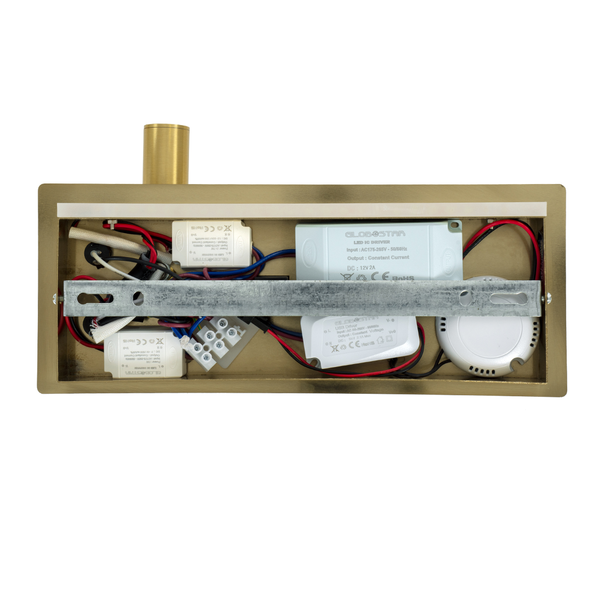 GloboStar® PALADIN 61357 Μοντέρνο Φωτιστικό Τοίχου - Απλίκα Ξενοδοχείου Bed Side LED 6W 720lm 36° AC 220-240V - Reading Light & Κρυφός Φωτισμός - Φορτιστές USB 3A & Wireless 20W - Μ30 x Π11 x Υ12cm - Φυσικό Λευκό 4500K - Χρυσό Βούρτσας - Αριστερό 7 GloboStar® PALADIN 61357 Μοντέρνο Φωτιστικό Τοίχου - Απλίκα Ξενοδοχείου Bed Side LED 6W 720lm 36° AC 220-240V - Reading Light & Κρυφός Φωτισμός - Φορτιστές USB 3A & Wireless 20W - Μ30 x Π11 x Υ12cm - Φυσικό Λευκό 4500K - Χρυσό Βούρτσας - Αριστερό - Image 5