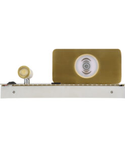 GloboStar® PALADIN 61357 Μοντέρνο Φωτιστικό Τοίχου - Απλίκα Ξενοδοχείου Bed Side LED 6W 720lm 36° AC 220-240V - Reading Light & Κρυφός Φωτισμός - Φορτιστές USB 3A & Wireless 20W - Μ30 x Π11 x Υ12cm - Φυσικό Λευκό 4500K - Χρυσό Βούρτσας - Αριστερό 19 61357 6