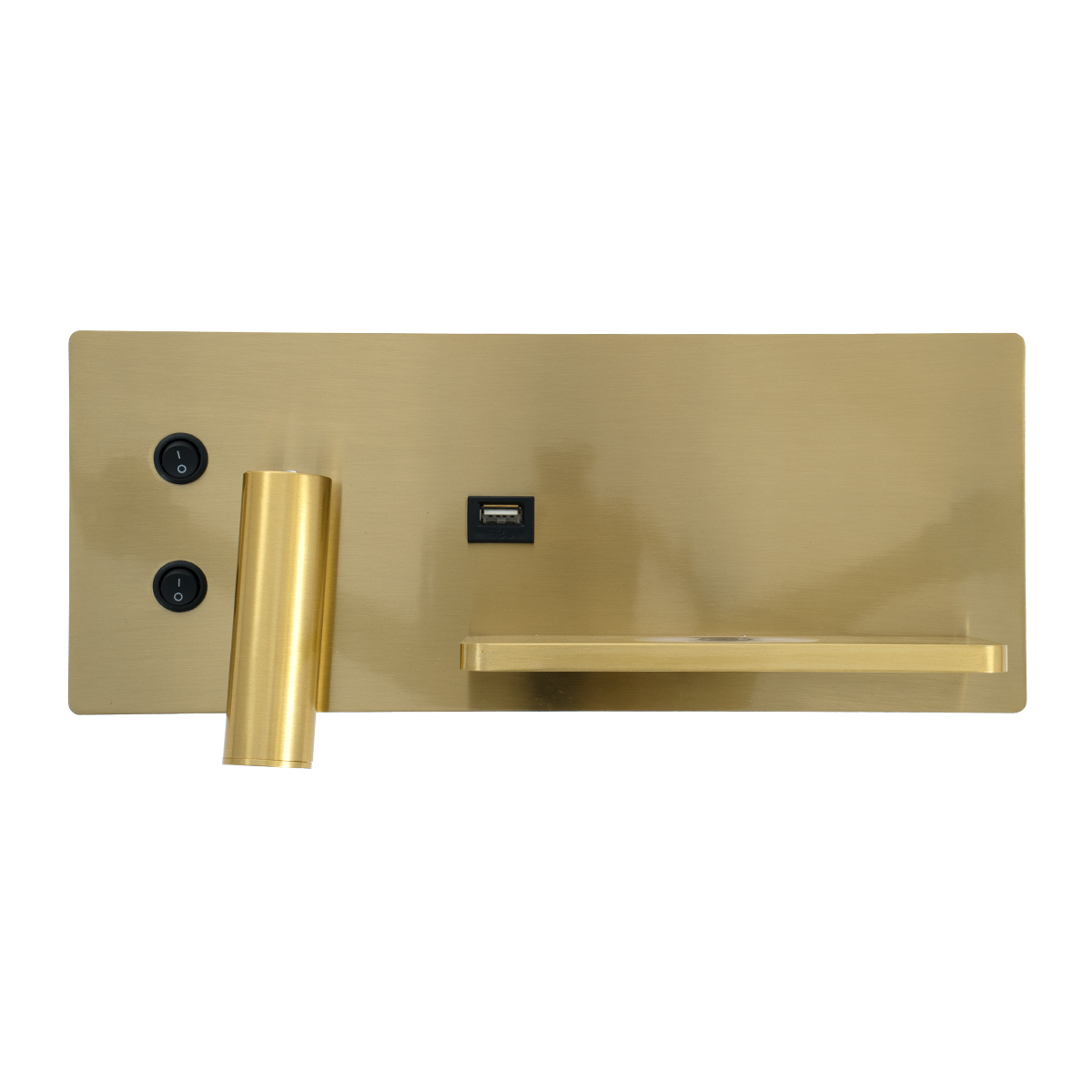 GloboStar® PALADIN 61358 Μοντέρνο Φωτιστικό Τοίχου - Απλίκα Ξενοδοχείου Bed Side LED 6W 720lm 36° AC 220-240V - Reading Light & Κρυφός Φωτισμός - Φορτιστές USB 3A & Wireless 20W - Μ30 x Π11 x Υ12cm - Φυσικό Λευκό 4500K - Χρυσό Βούρτσας - Δεξί 5 GloboStar® PALADIN 61358 Μοντέρνο Φωτιστικό Τοίχου - Απλίκα Ξενοδοχείου Bed Side LED 6W 720lm 36° AC 220-240V - Reading Light & Κρυφός Φωτισμός - Φορτιστές USB 3A & Wireless 20W - Μ30 x Π11 x Υ12cm - Φυσικό Λευκό 4500K - Χρυσό Βούρτσας - Δεξί - Image 3