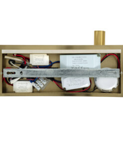 GloboStar® PALADIN 61358 Μοντέρνο Φωτιστικό Τοίχου - Απλίκα Ξενοδοχείου Bed Side LED 6W 720lm 36° AC 220-240V - Reading Light & Κρυφός Φωτισμός - Φορτιστές USB 3A & Wireless 20W - Μ30 x Π11 x Υ12cm - Φυσικό Λευκό 4500K - Χρυσό Βούρτσας - Δεξί 21 61358 5