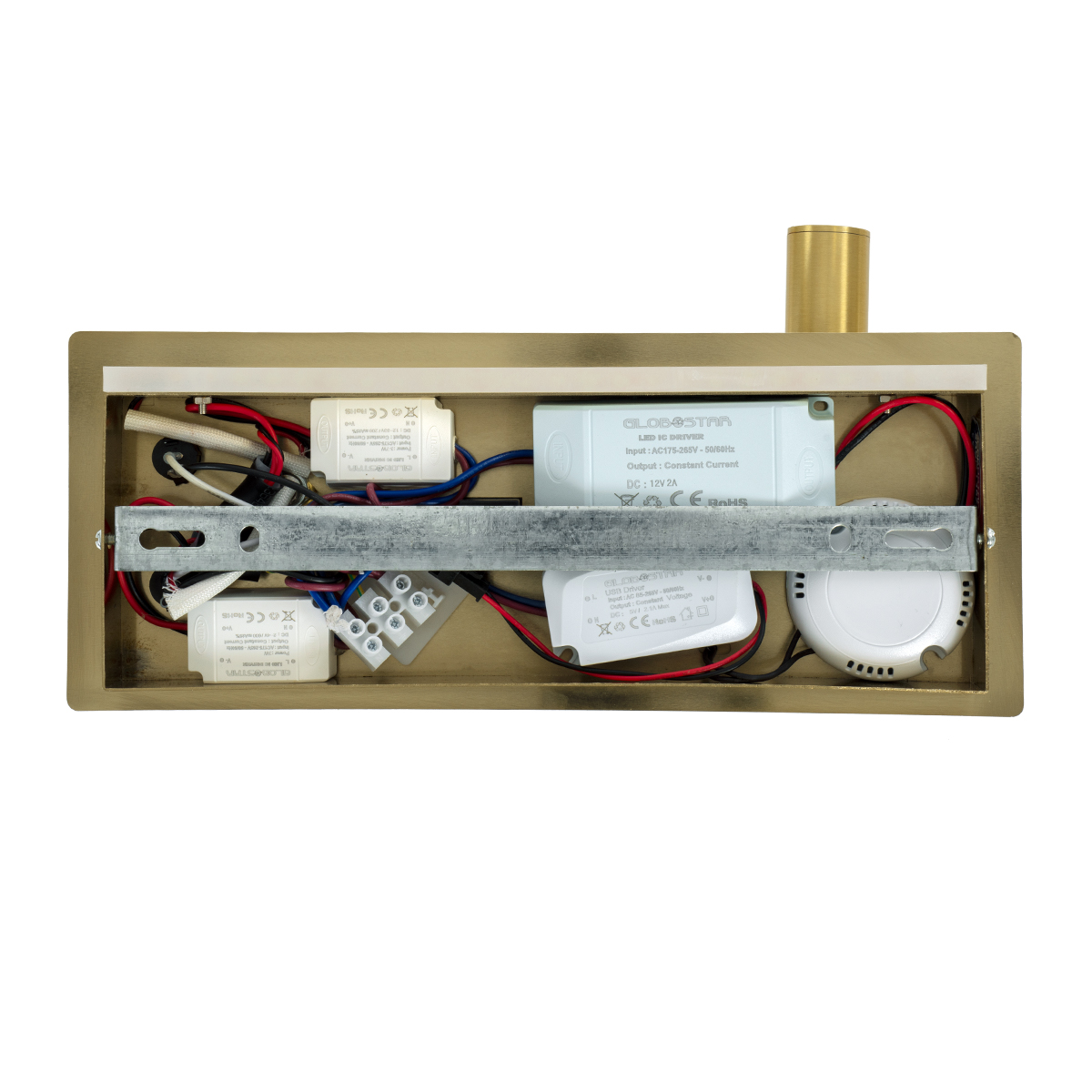 GloboStar® PALADIN 61358 Μοντέρνο Φωτιστικό Τοίχου - Απλίκα Ξενοδοχείου Bed Side LED 6W 720lm 36° AC 220-240V - Reading Light & Κρυφός Φωτισμός - Φορτιστές USB 3A & Wireless 20W - Μ30 x Π11 x Υ12cm - Φυσικό Λευκό 4500K - Χρυσό Βούρτσας - Δεξί 7 GloboStar® PALADIN 61358 Μοντέρνο Φωτιστικό Τοίχου - Απλίκα Ξενοδοχείου Bed Side LED 6W 720lm 36° AC 220-240V - Reading Light & Κρυφός Φωτισμός - Φορτιστές USB 3A & Wireless 20W - Μ30 x Π11 x Υ12cm - Φυσικό Λευκό 4500K - Χρυσό Βούρτσας - Δεξί - Image 5