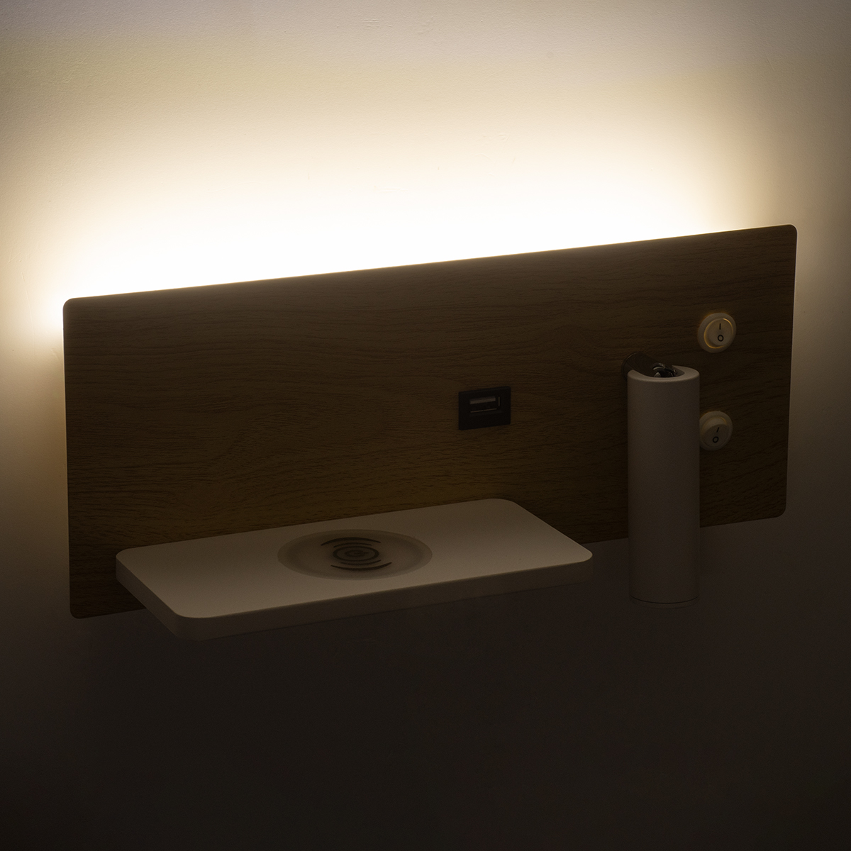 GloboStar® PALADIN 61359 Μοντέρνο Φωτιστικό Τοίχου - Απλίκα Ξενοδοχείου Bed Side LED 6W 720lm 36° AC 220-240V - Reading Light & Κρυφός Φωτισμός - Φορτιστές USB 3A & Wireless 20W - Μ30 x Π11 x Υ12cm - Φυσικό Λευκό 4500K - Ξύλο & Λευκό - Αριστερό 14 GloboStar® PALADIN 61359 Μοντέρνο Φωτιστικό Τοίχου - Απλίκα Ξενοδοχείου Bed Side LED 6W 720lm 36° AC 220-240V - Reading Light & Κρυφός Φωτισμός - Φορτιστές USB 3A & Wireless 20W - Μ30 x Π11 x Υ12cm - Φυσικό Λευκό 4500K - Ξύλο & Λευκό - Αριστερό - Image 12