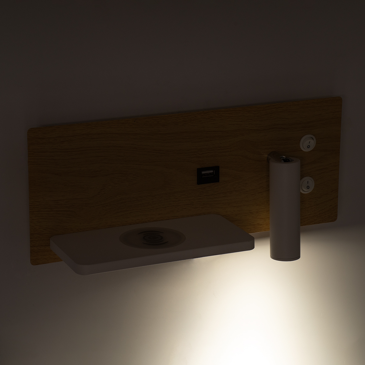 GloboStar® PALADIN 61359 Μοντέρνο Φωτιστικό Τοίχου - Απλίκα Ξενοδοχείου Bed Side LED 6W 720lm 36° AC 220-240V - Reading Light & Κρυφός Φωτισμός - Φορτιστές USB 3A & Wireless 20W - Μ30 x Π11 x Υ12cm - Φυσικό Λευκό 4500K - Ξύλο & Λευκό - Αριστερό 15 GloboStar® PALADIN 61359 Μοντέρνο Φωτιστικό Τοίχου - Απλίκα Ξενοδοχείου Bed Side LED 6W 720lm 36° AC 220-240V - Reading Light & Κρυφός Φωτισμός - Φορτιστές USB 3A & Wireless 20W - Μ30 x Π11 x Υ12cm - Φυσικό Λευκό 4500K - Ξύλο & Λευκό - Αριστερό - Image 13