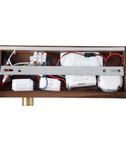 GloboStar® PALADIN 61361 Μοντέρνο Φωτιστικό Τοίχου - Απλίκα Ξενοδοχείου Bed Side LED 6W 720lm 36° AC 220-240V - Reading Light & Κρυφός Φωτισμός - Φορτιστές USB 3A & Wireless 20W - Μ30 x Π11 x Υ12cm - Φυσικό Λευκό 4500K - Ξύλο & Χρυσό - Αριστερό 20 61361 5