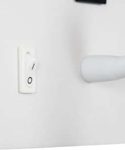 GloboStar® IBIS 61368 Μοντέρνο Φωτιστικό Τοίχου - Απλίκα Ξενοδοχείου Bed Side LED 10W 1100lm 36° & 360° AC 220-240V - Reading Light & Up/Down Light - Φορτιστής USB 3A - Μ10 x Π6.1 x Υ18cm - Φυσικό Λευκό 4500K - Λευκό 21 61368 7