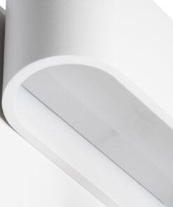 GloboStar® IBIS 61368 Μοντέρνο Φωτιστικό Τοίχου - Απλίκα Ξενοδοχείου Bed Side LED 10W 1100lm 36° & 360° AC 220-240V - Reading Light & Up/Down Light - Φορτιστής USB 3A - Μ10 x Π6.1 x Υ18cm - Φυσικό Λευκό 4500K - Λευκό 22 61368 8