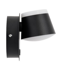 GLOBOSTAR® REGENCY 61373 Μοντέρνο Φωτιστικό Τοίχου - Απλίκα Ξενοδοχείου Reading Light με Φορτιστή USB 3A LED 8W 920lm 120° AC 220-240V IP20 Φυσικό Λευκό 4500K - Bridgelux SMD Chip & TÜV SÜD Driver - Μαύρο Ματ - Μ12 x Π12 x Υ13cm - 3 Χρόνια Εγγύηση 13 61373 4