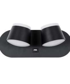 GloboStar® REGENCY 61376 Μοντέρνο Φωτιστικό Τοίχου - Απλίκα Ξενοδοχείου Reading Light με Φορτιστή USB 3A LED 16W 1840lm 120° AC 220-240V IP20 Φυσικό Λευκό 4500K - Μαύρο - Μ16.5 x Π12 x Υ10cm - 3 Χρόνια Εγγύηση 13 61376 3