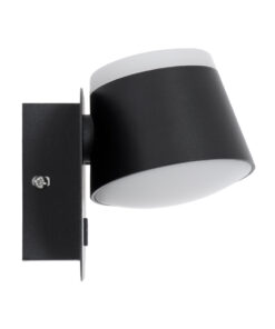 GloboStar® REGENCY 61376 Μοντέρνο Φωτιστικό Τοίχου - Απλίκα Ξενοδοχείου Reading Light με Φορτιστή USB 3A LED 16W 1840lm 120° AC 220-240V IP20 Φυσικό Λευκό 4500K - Μαύρο - Μ16.5 x Π12 x Υ10cm - 3 Χρόνια Εγγύηση 14 61376 4